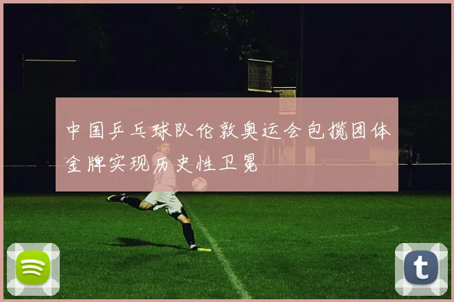 中国乒乓球队伦敦奥运会包揽团体金牌实现历史性卫冕